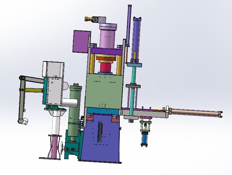 Aluminium 125T stirbt Gießanlage-Presse-Unterwassermotor-Rotoren mit 4, die Hohlraum sterben