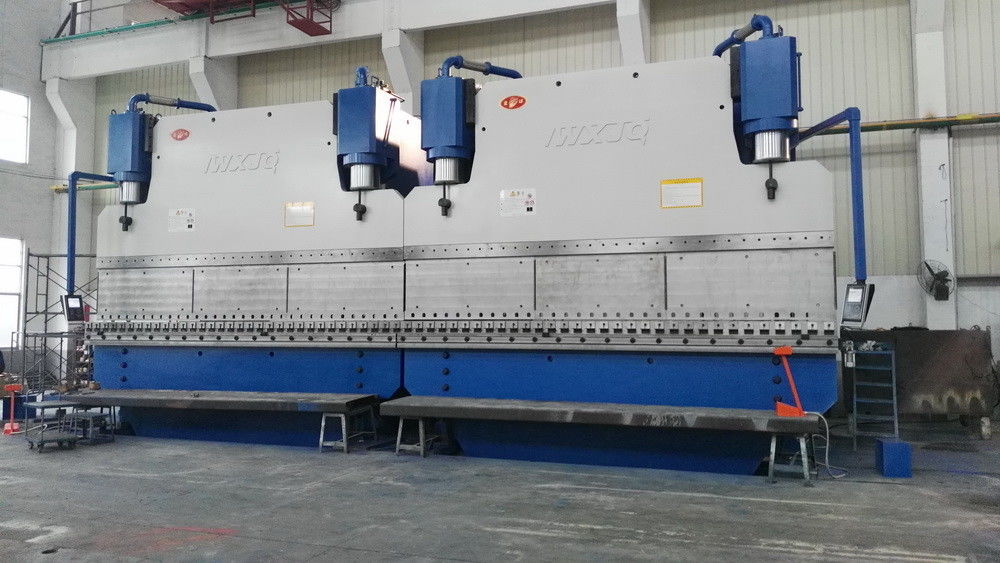 1600 Tonnen CNC Hydraulic Tandem Press Bremse Max. Biege Dicke 20 mm Leichte Stahl