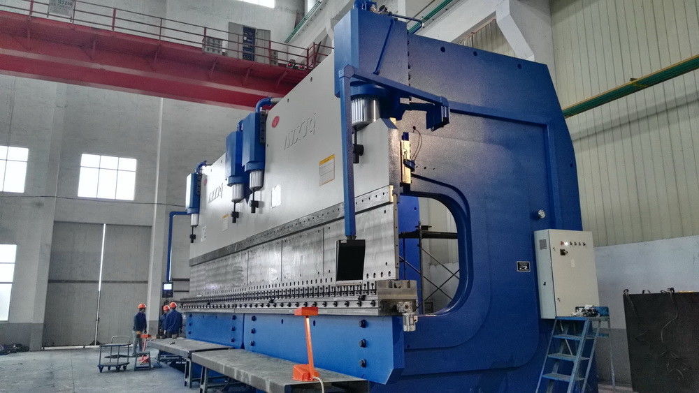 1600 Tonnen CNC Hydraulic Tandem Press Bremse Max. Biege Dicke 20 mm Leichte Stahl